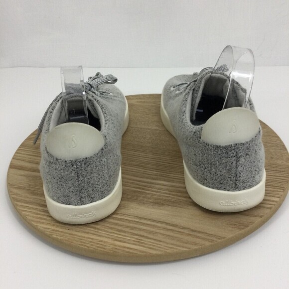 Allbirds Mens Wool Pipers Lace Up Low Top Running Sneaker Shoes Gray Size 11 US - Picture 3 of 9